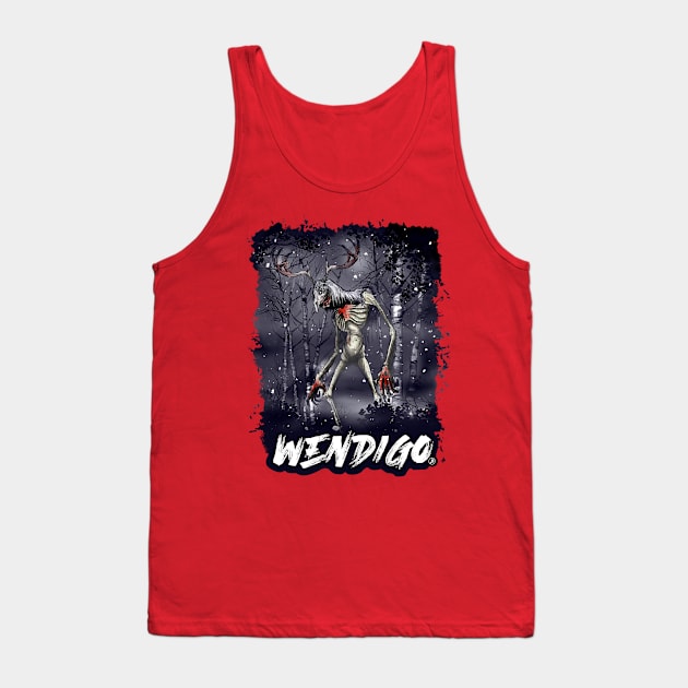 Wendigo Tank Top by CreepyAcres